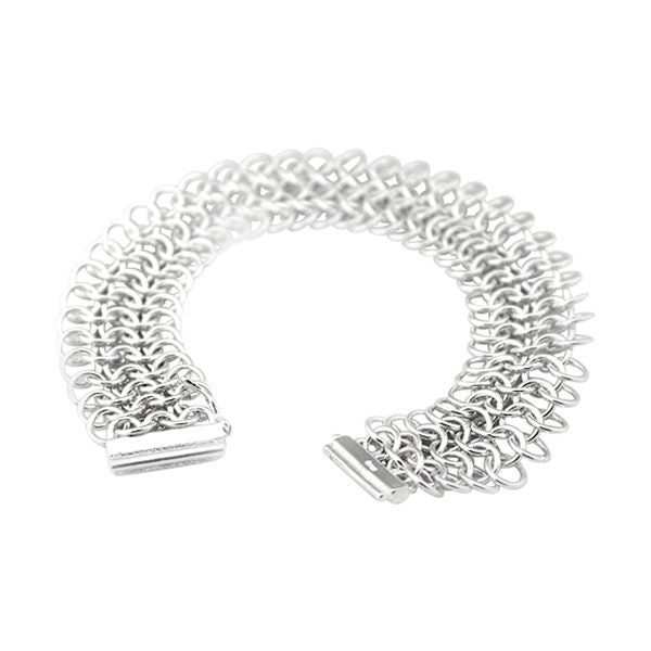 Chain Mail Bracelet Sterling Silver | The Medieval Store 