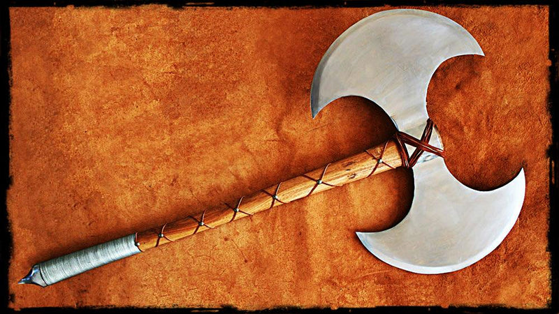 Barbarian Fantasy Battle Axe | The Medieval Store 