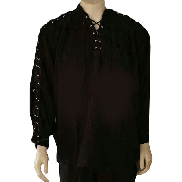 Medieval Gothic Shirt High Neck | The Medieval Store 