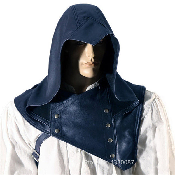 Medieval Ranger Leather Mantle Hood | The Medieval Store 